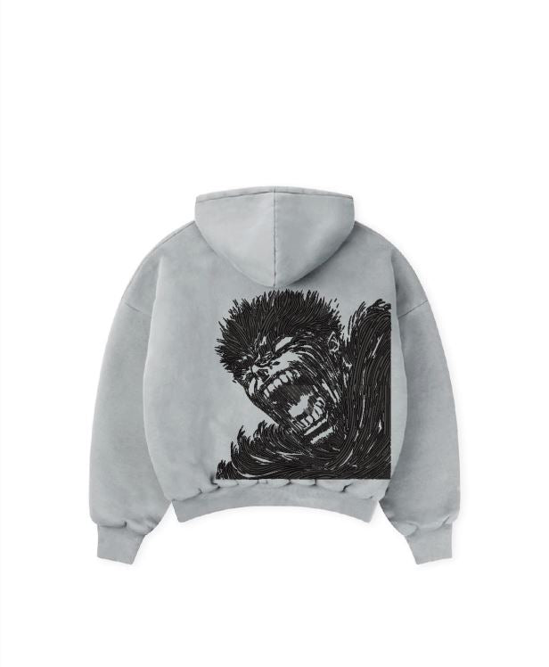 Guts hoodie Grey