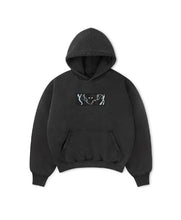 Load image into Gallery viewer, Zenitsu Black on black hoodie
